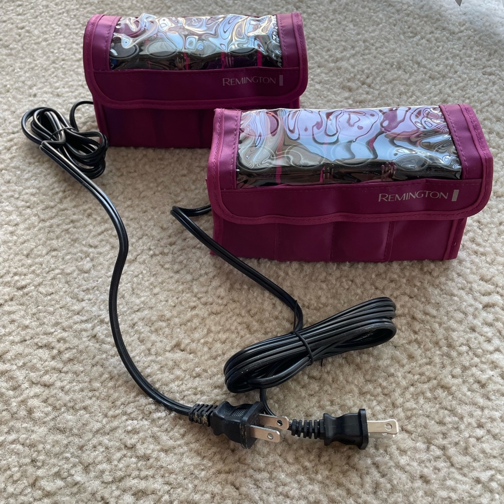Remington heated rollers